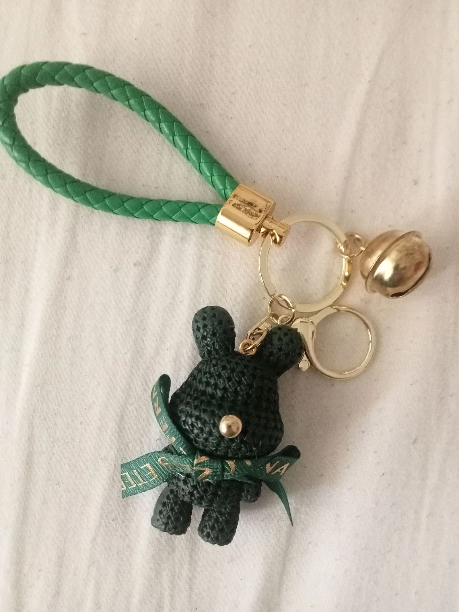 Llavero oso verde 